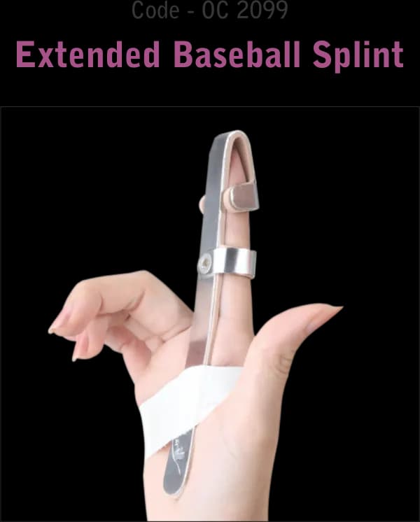 Extended Baseball Splint