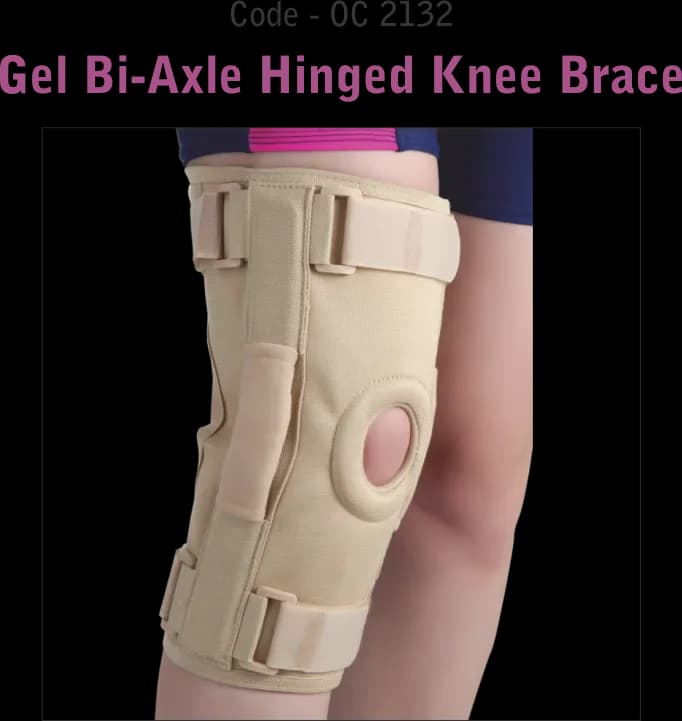 Gel Bi-Axle Hinged Knee Brace