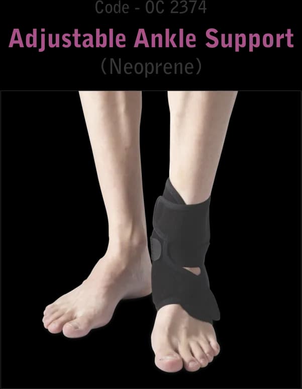Adjustable Ankle Support (Neoprene)