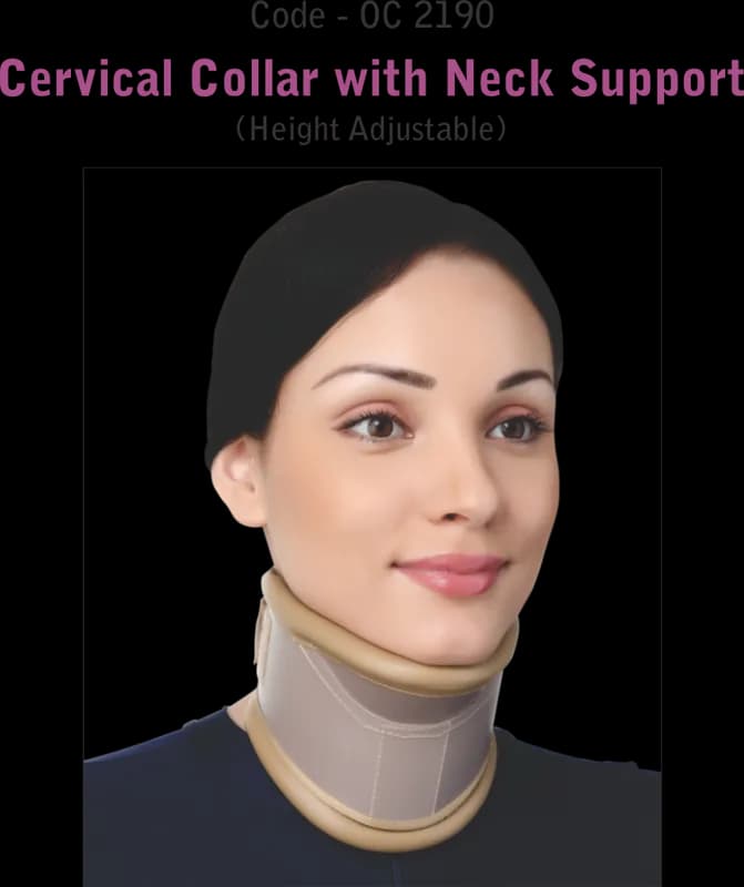 Cervical Collar with Neck Support (Height Adjustable)