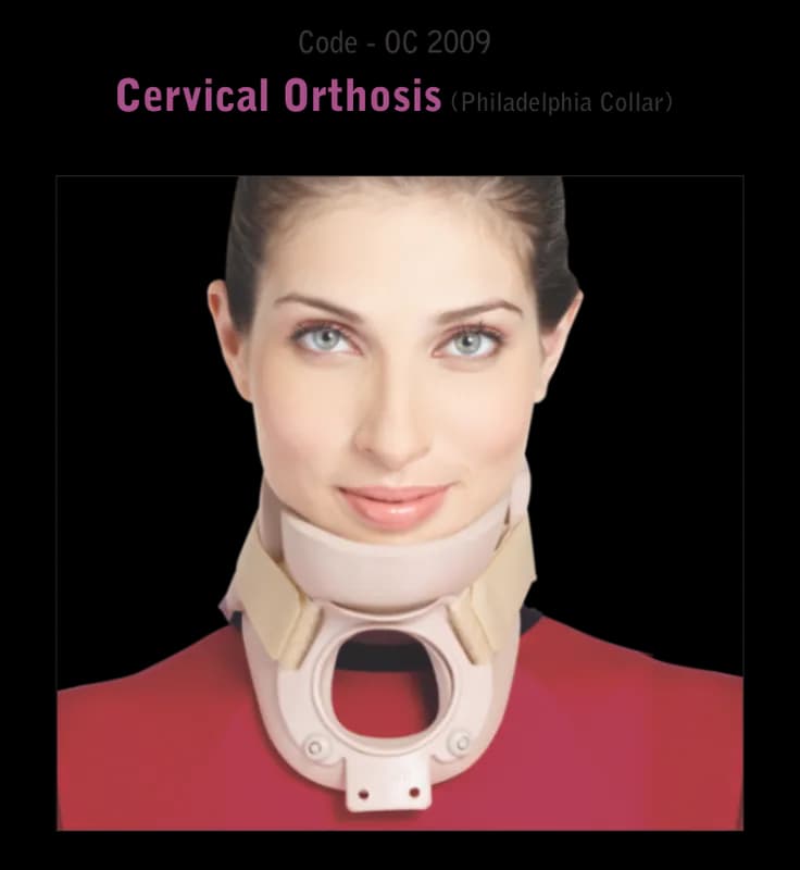 Cervical Orthosis (Philadelphia Collar)